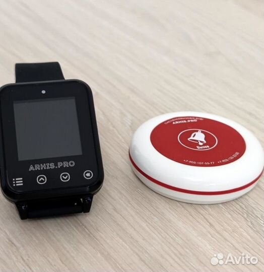 Кнопка вызова официанта персонала и часы Элит