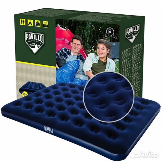 Матрас надувной двухместный 203x152x22 см