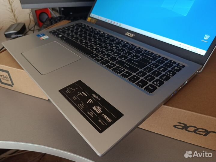 Acer- новый, ips, i5-1135, iris XE, 12Ddr4, Ssd512