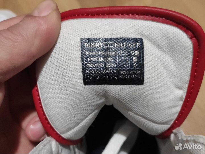 Tommy hilfiger кеды мужские