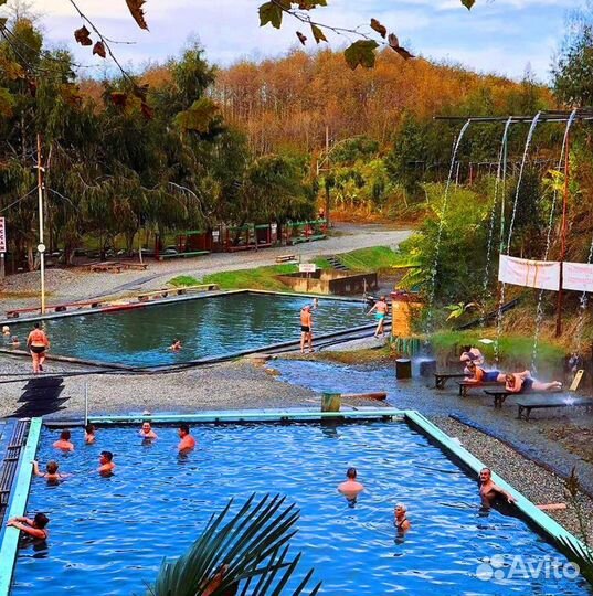 Кындык - термальный, горячии источник