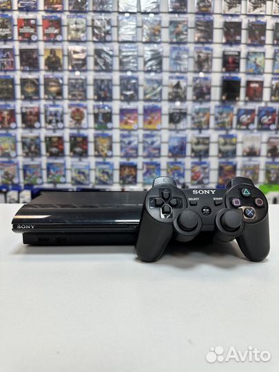 PlayStation 3 Super Slim 500gb + 38 игр (прошитая)