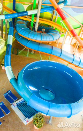 Водные горки для аквапарка, частично с документами