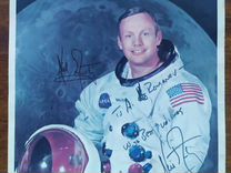 Автограф астронавта Нила Армстронга