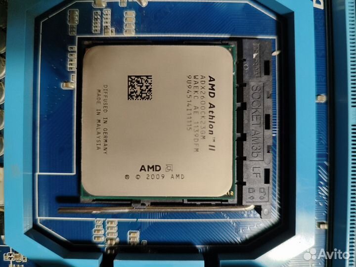 Материнская плата с процессором