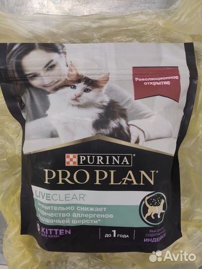 Purina Pro Plan Live clear для котят 400 гр