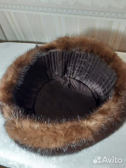 Шапка женская норковая обманка 56-57