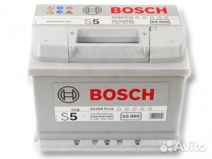 63Ач Bosch Silver Plus S5 005