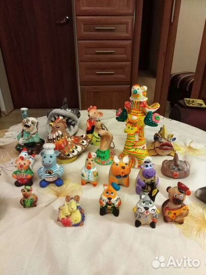 Свистульки глиняные, фигурки керамические