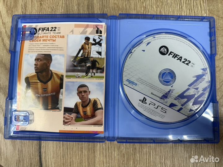 Fifa22 ps5 диск (полностью на русском)