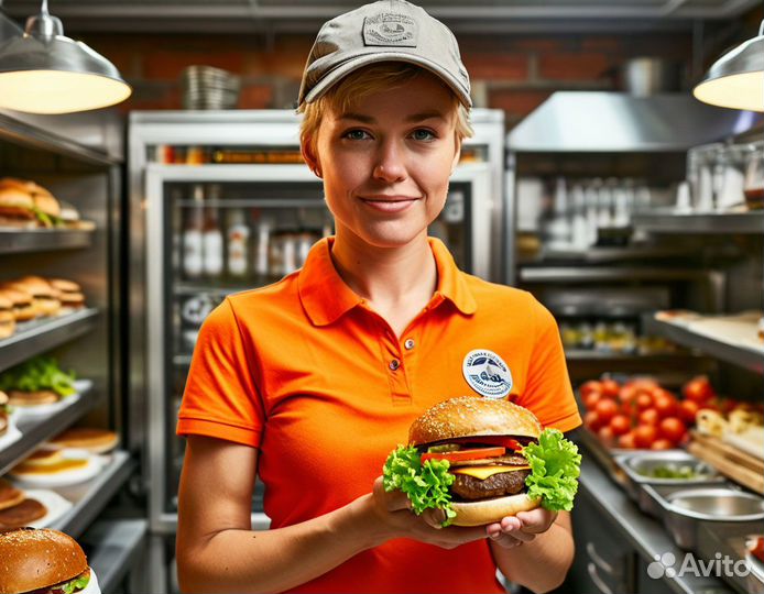 Повар в фастфуд