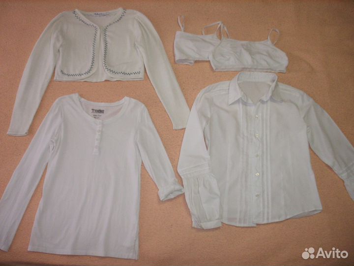 Школьные блузки для девочки рост 140