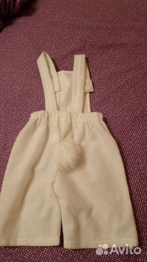 Костюм зайчика белый 116