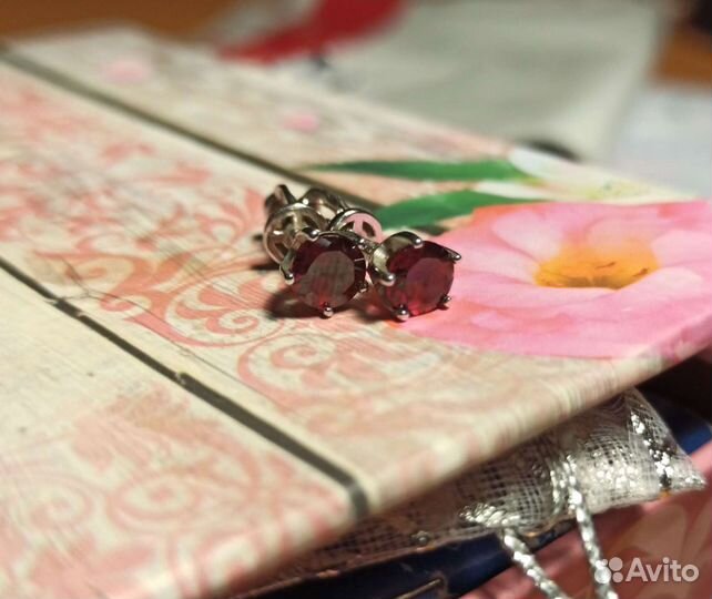 Серьги серебро