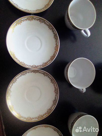 Кофейный сервиз фарфор гдр Кольдиц