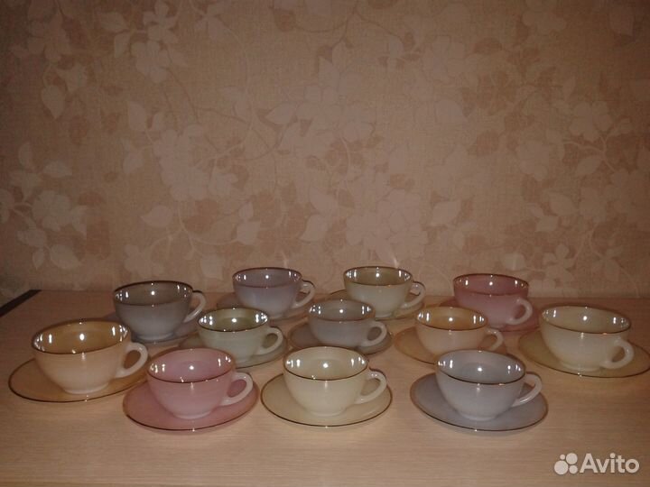 Чайно-кофейные пары. Arcopal Harlequin Франция