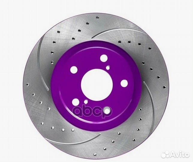 Диск тормозной (цена за 1 шт) перфорированный/с