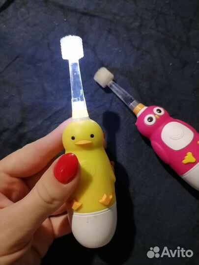 Зубная щетка megaten детская электрическая