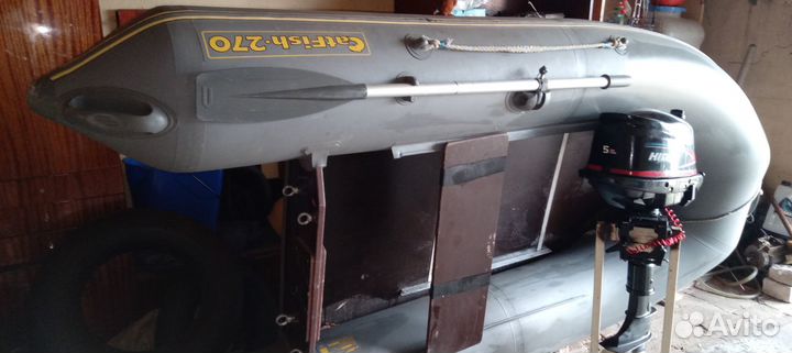 Лодка Katfish,мотор Hidea