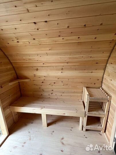 Каркасная баня 4 метра