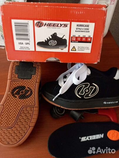 Роликовые кроссовки heelys
