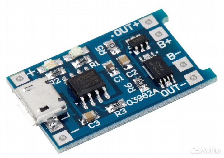 Модуль зарядки литиевых аккумуляторов