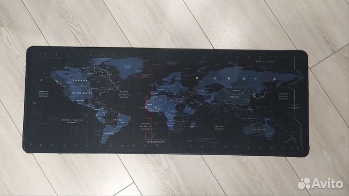 Новый игровой коврик для мыши большой с картой