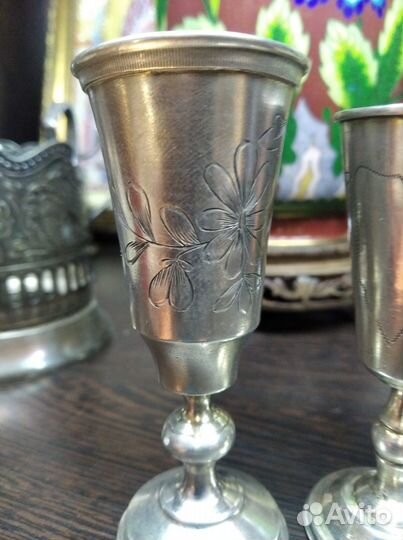 Рюмка серебро 84