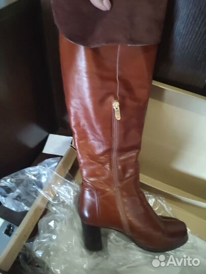 Сапоги женские натуральная кожа зима