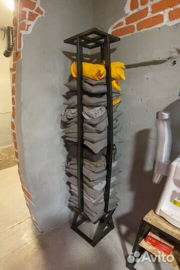 Стойка для пледов и подушек Лофт