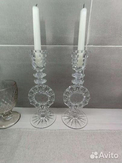 Винтажная и современная посуда из хрусталя