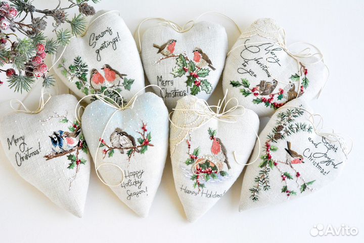 Игрушка на елку, новогодний декор ручная работа