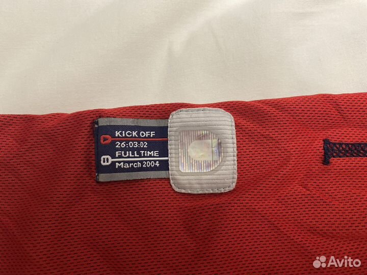 Футболка сборной Англии 2004г
