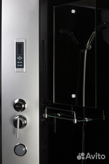 Душ.каб. NG-2509-14F (1000х1000х2150) высокий под