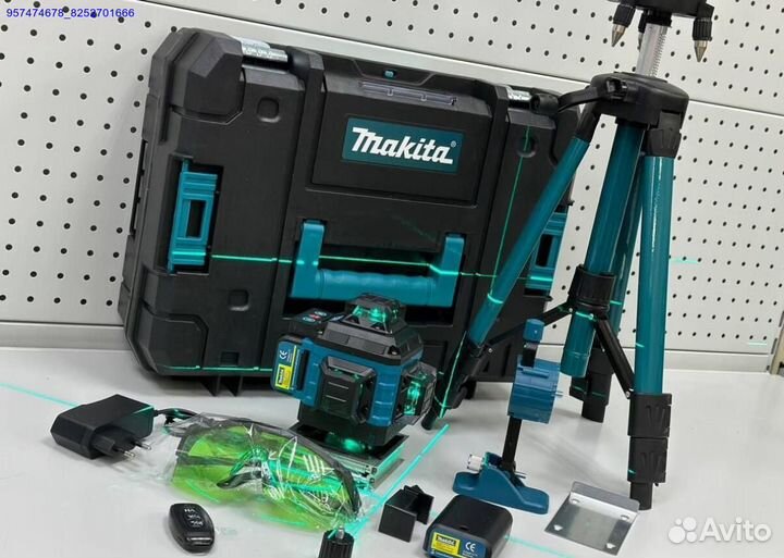 Лазерный уровень с треногой Makita (Арт.95490)