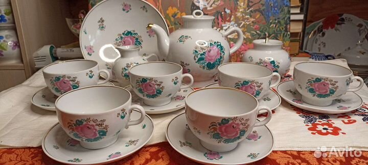 Сервизы 10 шт. Богдановичи, Сысерть и др