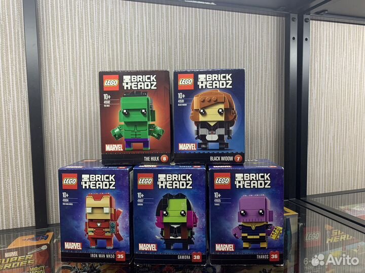 Лего Brick Headz 2017-2018