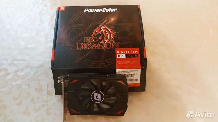Видеокарта PowerColor RX550 4GB (с доставкой)