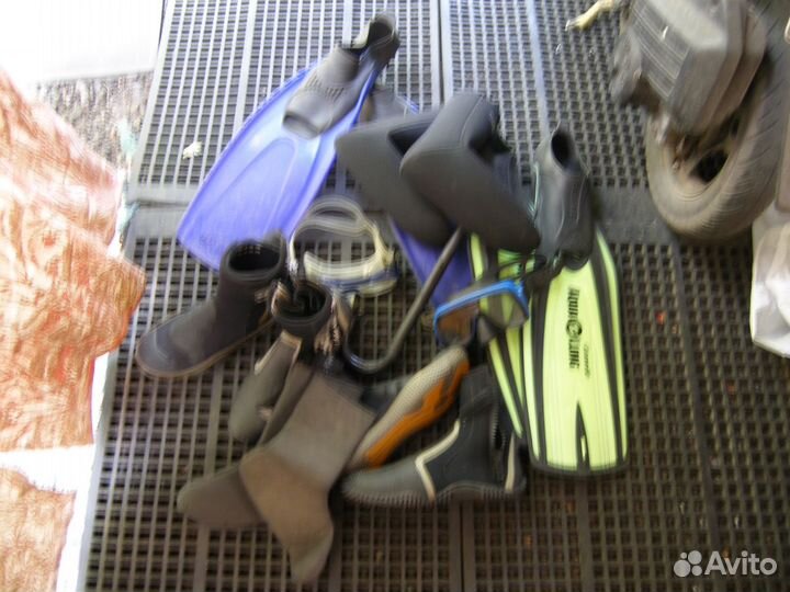 Гидрокостюм маска трубка пояс ласты