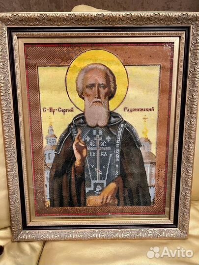 Икона Святой Сергий Радонежский