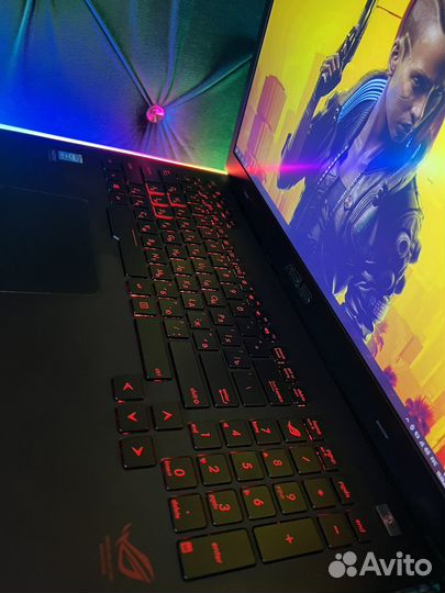 Игровой Asus ROG 17,3 i7 GTX FHD IPS SSD