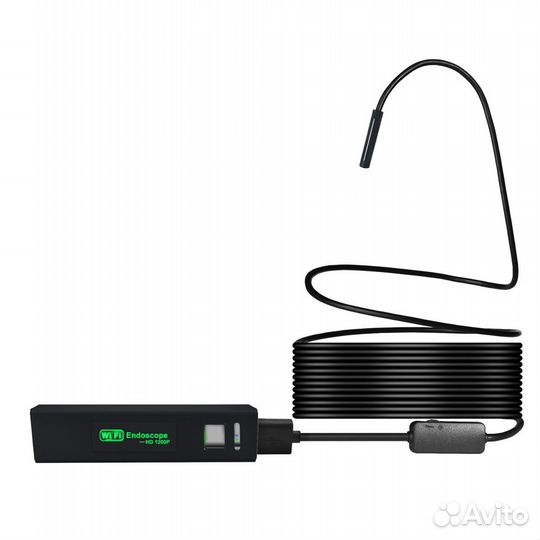 Видеоэндоскоп wifi, 2Мп, 1600x1200, 3.5м, 8мм зонд