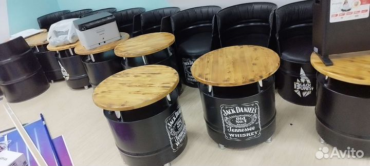 Мебель из бочек