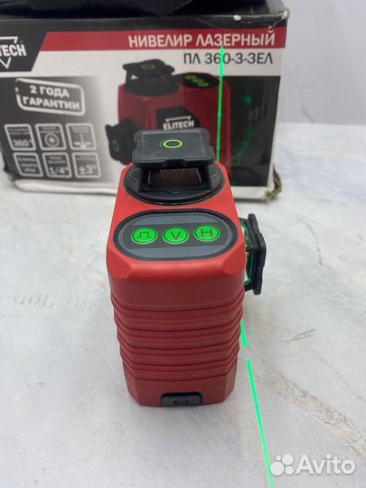 Лазерный Нивелир elitech пл 360-3
