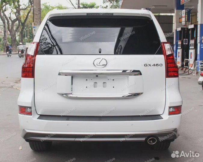 Спойлер верхний Lexus GX460 белый тюнинг