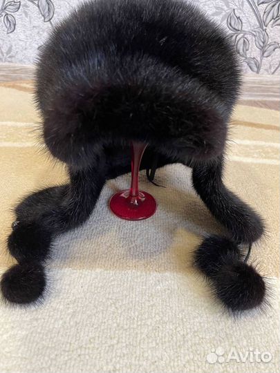 Шапка норковая женская новая