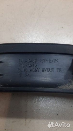 Накладка бампера переднего правая