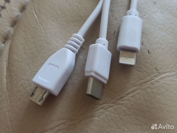 Зарядные кабели с разными разъёмами
