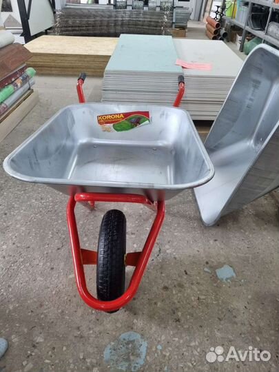 Тачка строительная усиленная 1 колесная