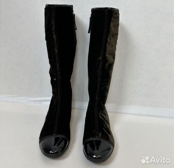 Велюровые сапоги Prada 40 оригинал